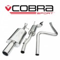 FD38 Cobra Sport Ford Fiesta Mk6 Zetec S 2002-07 Cat Back System (Resonated)